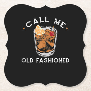 Dessous-de-verre En Papier Appelez-moi Whiskey Boire Cocktail