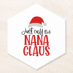 Dessous-de-verre En Papier Appelle-Moi Nana Claus-56768