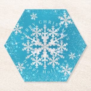 Dessous-de-verre En Papier Aqua White