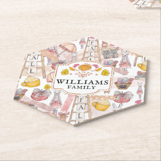 Dessous-de-verre En Papier Aquarelle chute main peinte personnalisée