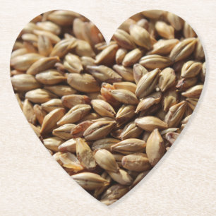 Dessous-de-verre En Papier arrière - plan des grains d'orge brassicole