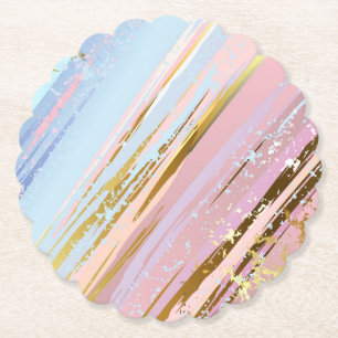 Dessous-de-verre En Papier Arrière - plan rose texturé