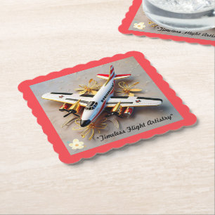 Dessous-de-verre En Papier "Art de conception aéronautique"
