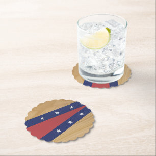 Dessous-de-verre En Papier Art inspiré par l'Amérique   Drapeaux, Jerseys & 4