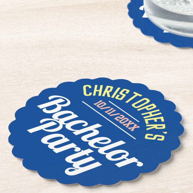 Dessous-de-verre En Papier Bachelor Party (Créateur téléchargé)