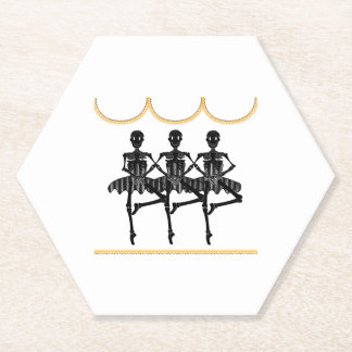 Dessous-de-verre En Papier Ballerinas à Halloween