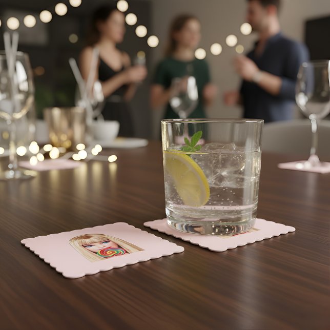 Dessous-de-verre En Papier Barb Paper Coaster (Créateur téléchargé)