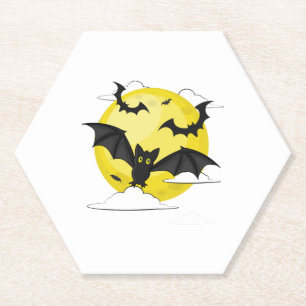 Dessous-de-verre En Papier Bat Halloween