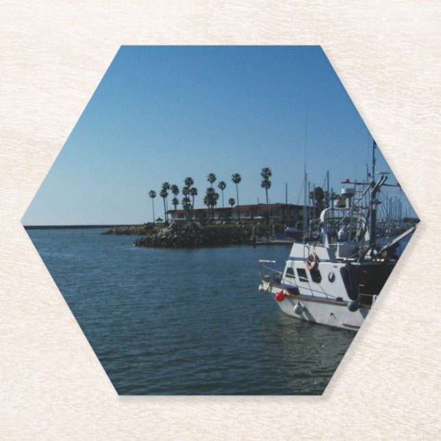 Dessous-de-verre En Papier Bateau à Oceanside, CA (Devant)