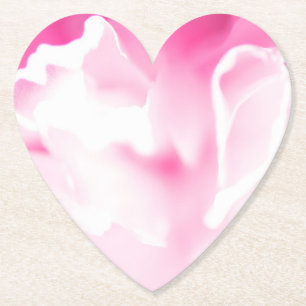 Dessous-de-verre En Papier Beau Dessous de verre de papier d'impression rose