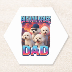 Dessous-de-verre En Papier Bichon Frise