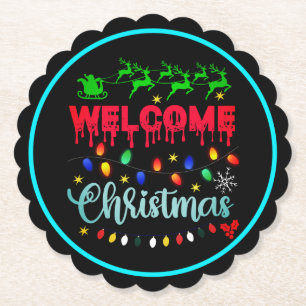 Dessous-de-verre En Papier Bienvenue Noël-81124