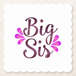 Dessous-de-verre En Papier Big Sis