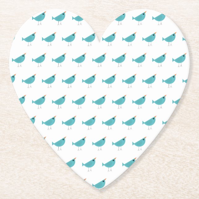 Dessous-de-verre En Papier Birdy (Devant)