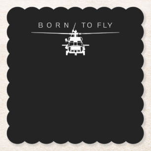 Dessous-de-verre En Papier Blackhawk Military Aviation