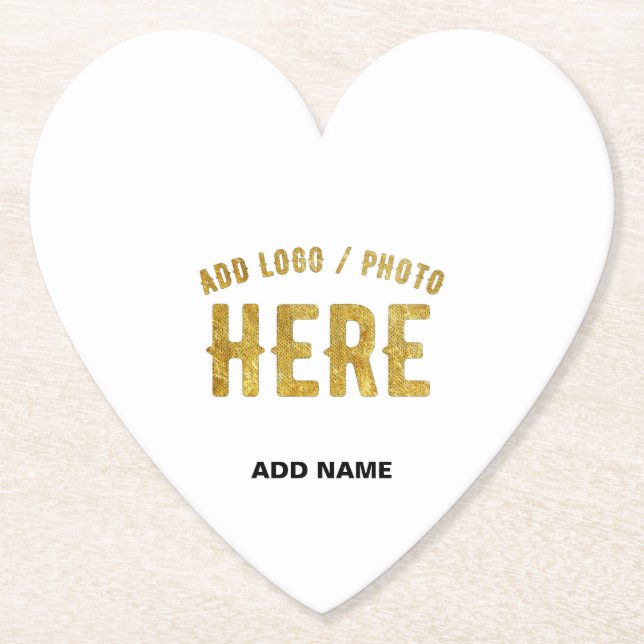 DESSOUS-DE-VERRE EN PAPIER BLANC PERSONNALISABLE MODERNE ET MARQUE VERIFIE DE (Devant)