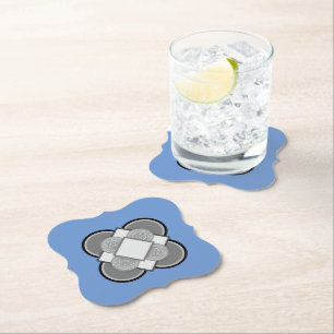Dessous-de-verre En Papier Bleu doux