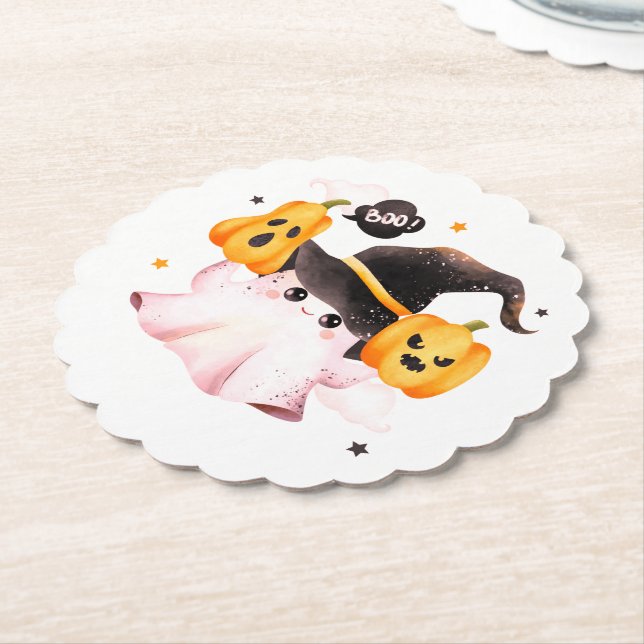 Dessous-de-verre En Papier Boire des sorcières Sac fourre-tout Halloween - so (Incliné)