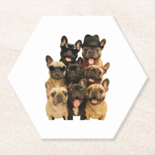 Dessous-de-verre En Papier Bouledogue français