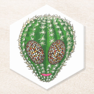 Dessous-de-verre En Papier Cactus Alien hybride