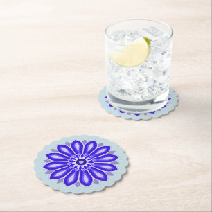 DESSOUS-DE-VERRE EN PAPIER CADEAU FLEUR POUR MAMAN FILLE SOEUR AMIE ENSEIGNAN