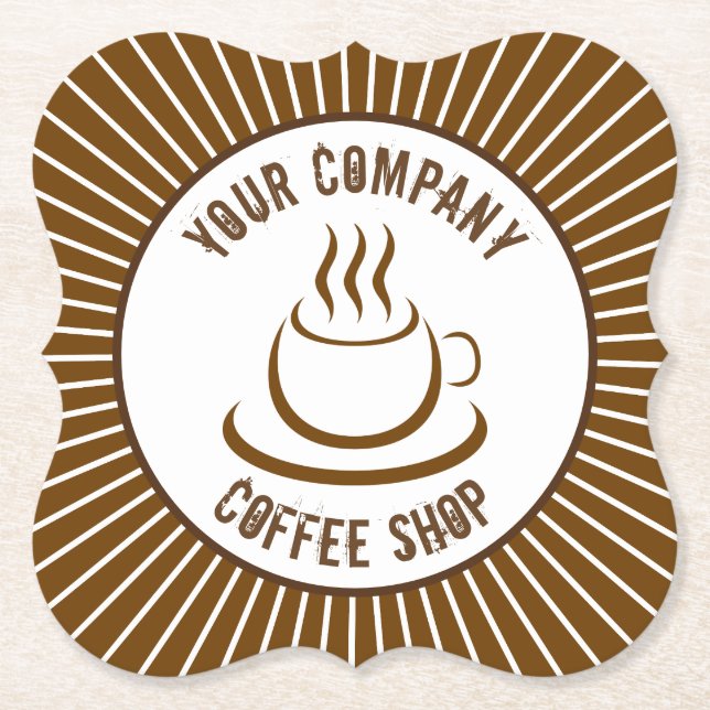 Dessous-de-verre En Papier Café (Devant)