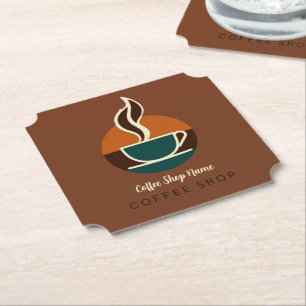 Dessous-de-verre En Papier Café Business Café vintage espresso boutique