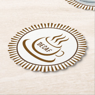 Dessous-de-verre En Papier Café Decaf