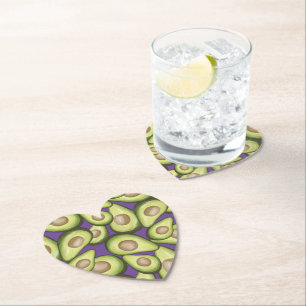 Dessous-de-verre En Papier Carré Motif gastronomique Vegan Cuisiné Cuisiné