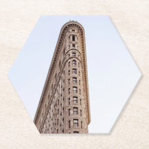 Dessous-de-verre En Papier Carte postale du bâtiment Flatiron