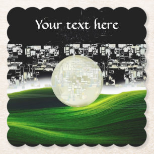 Dessous-de-verre En Papier CBS DIMANCHE MATIN ART : Dessous de verre GALAXY D