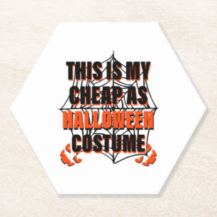 Dessous-de-verre En Papier C'est mon déguisement d'Halloween bon marché - Hal