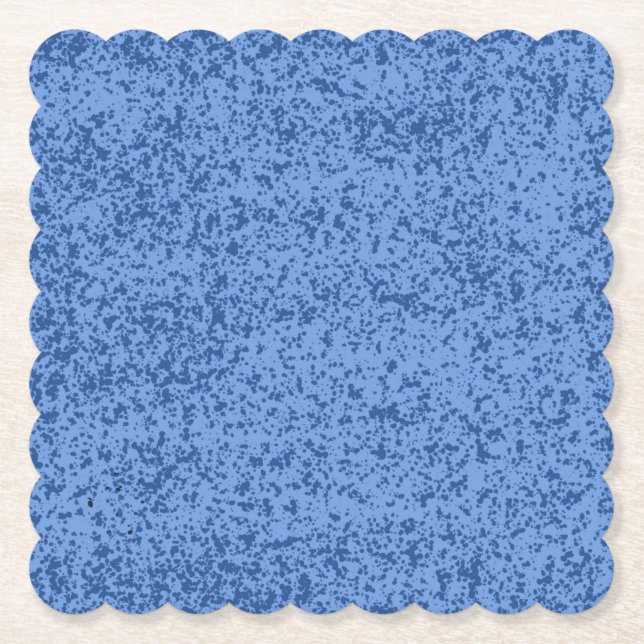Dessous-de-verre En Papier Chaos Point Bleu (Devant)