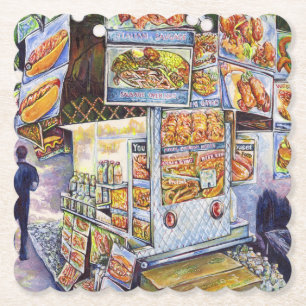 Dessous-de-verre En Papier Charge de travail artistique extraordinaire