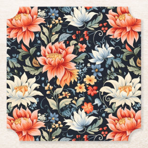 Dessous-de-verre En Papier Charming Ranya Floral Pattern-65293