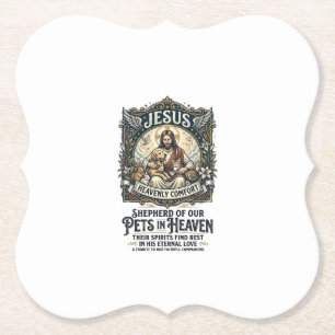 Dessous-de-verre En Papier Chemise de souvenir commémoratif pour animal de co