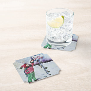 Dessous-de-verre En Papier Cher Père Noël