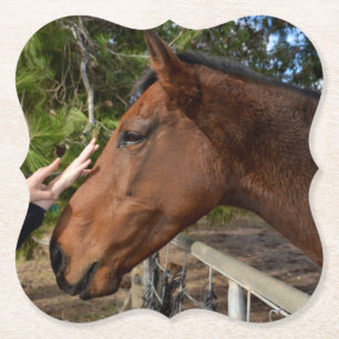 Dessous-de-verre En Papier Cheval Ami Pour Toujours,
