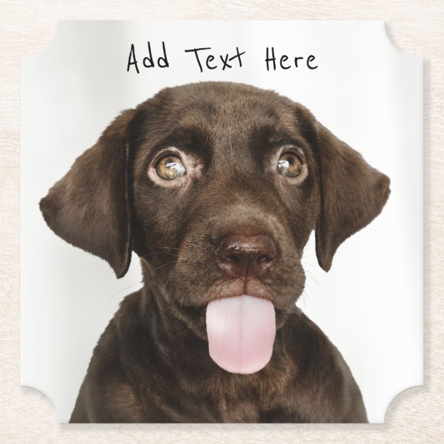 Dessous-de-verre En Papier Chocolat blanc (Devant)