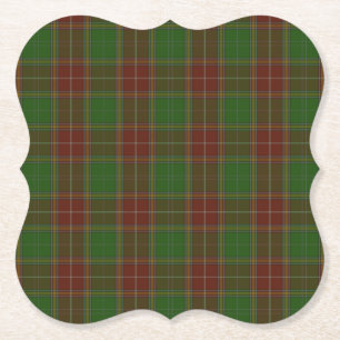 Dessous-de-verre En Papier Clan Tartan de Baxter (Buchanan)