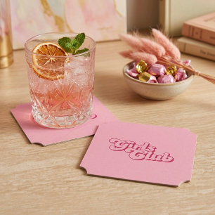 Dessous-de-verre En Papier Club de filles