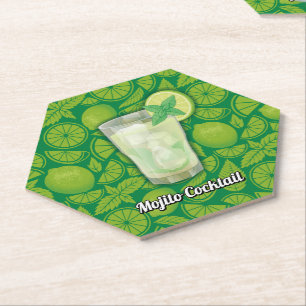 Dessous-de-verre En Papier Cocktail Mojito