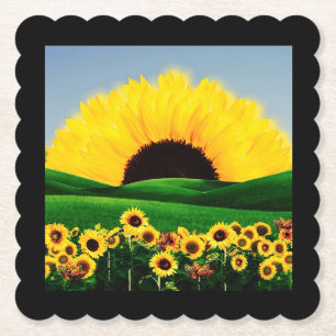 DESSOUS-DE-VERRE EN PAPIER COLLINE DU SOL