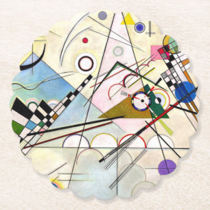 Dessous-de-verre En Papier Composition 8 de Kandinsky