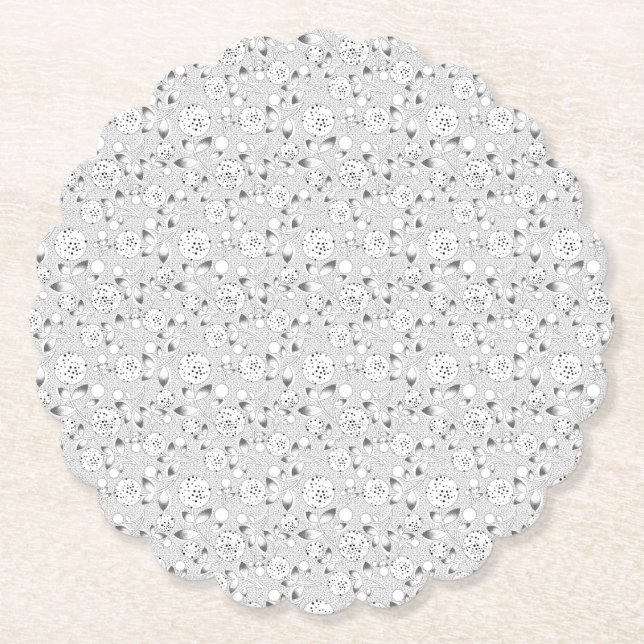 Dessous-de-verre En Papier Conception complète sept (Devant)