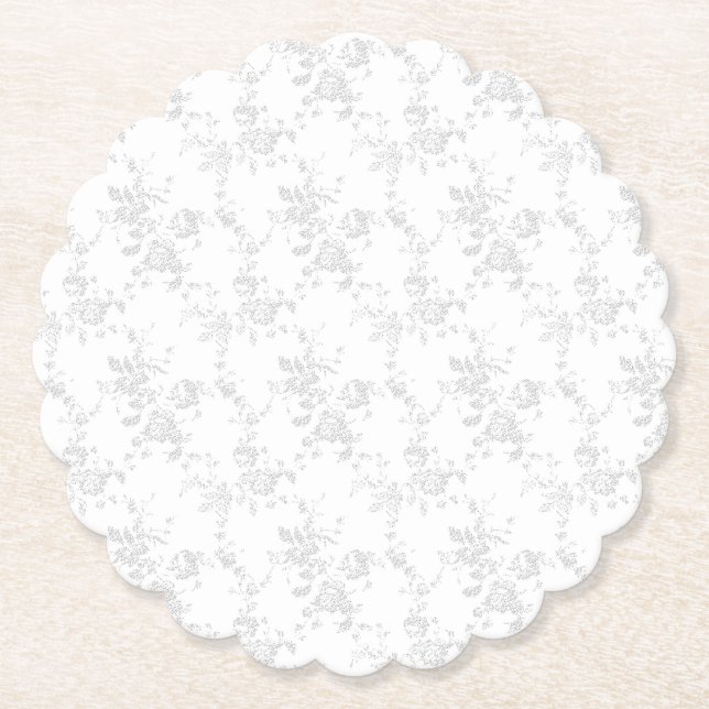 Dessous-de-verre En Papier conception d'art linéaire (Devant)