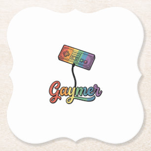 Dessous-de-verre En Papier Conception de chemise vectorielle Gaymer Rainbow G