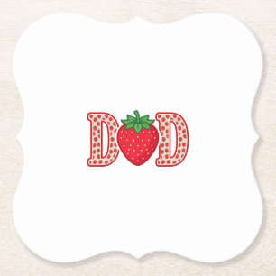 Dessous-de-verre En Papier Conception de chemise vectorielle lettrage fraise