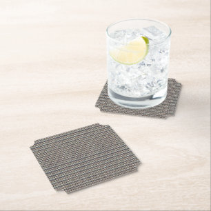 Dessous-de-verre En Papier Conception de motif de texture zigzag abstrait 131