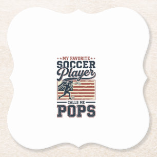 Dessous-de-verre En Papier Conception de t-shirt de gravure vintage de footba